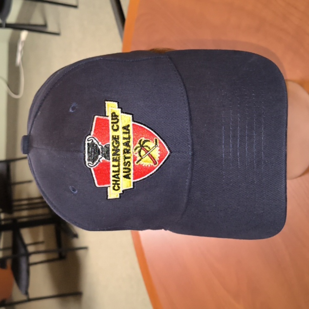 Challenge Cup Australia Embroidered Shield Logo Strapback Hat Cap